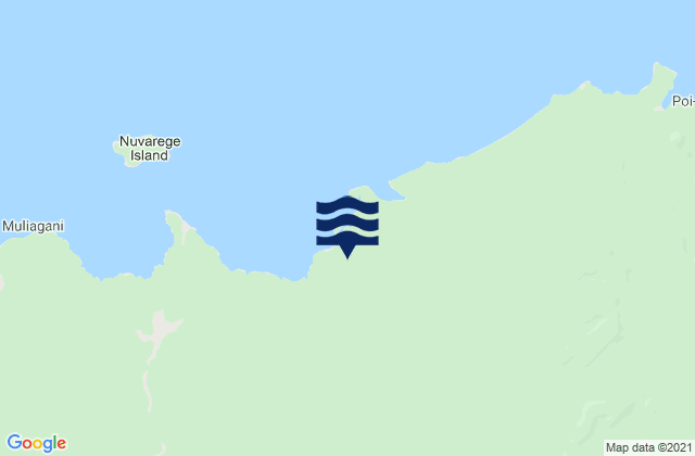 Talasea, Papua New Guinea tide times map
