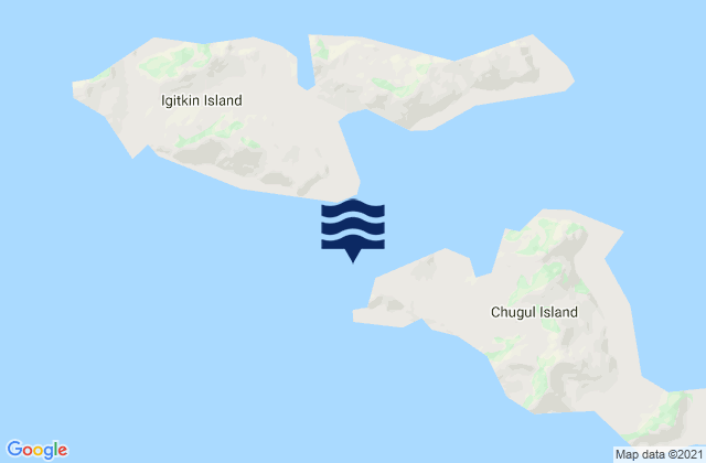 Tanager Point Chugul Island, United States tide chart map