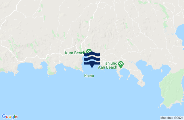 Tanakawu Dua, Indonesia tide times map