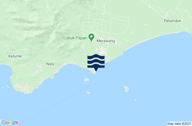 Tandjung Butun Linga Island, Indonesia tide times map