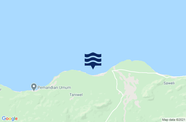 Taniwel Seram Island, Indonesia tide times map