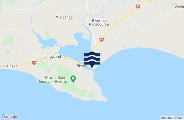 Taramea Bay, New Zealand tide times map