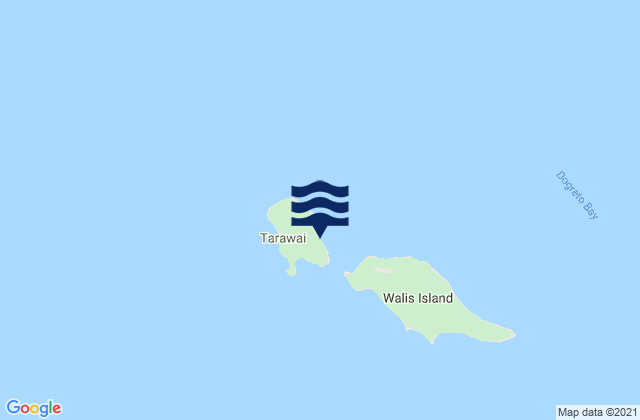 Tarawai, Papua New Guinea tide times map
