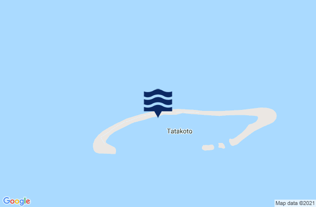 Tatakoto, French Polynesia tide times map