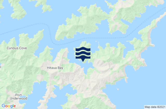 Tawa Bay, New Zealand tide times map