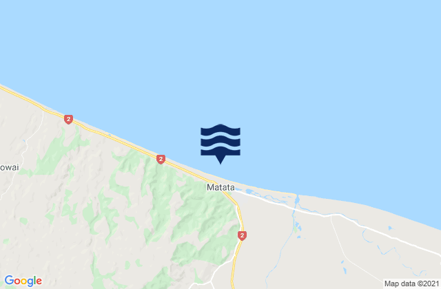 Te Awa a te Atua Beach, New Zealand tide times map