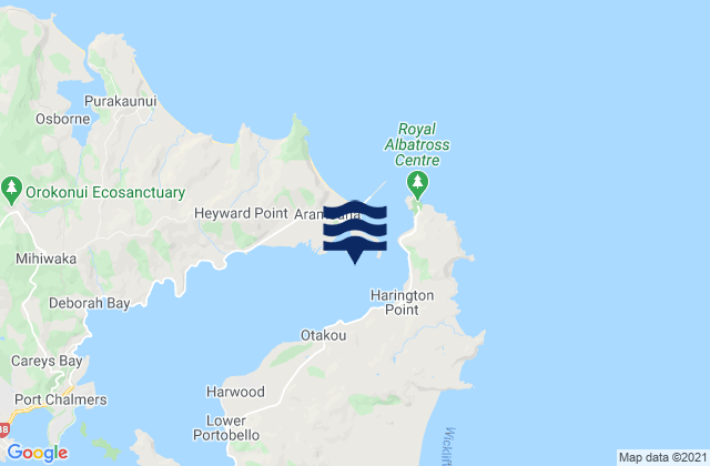 Te Umukuri (Wellers Rock), New Zealand tide times map
