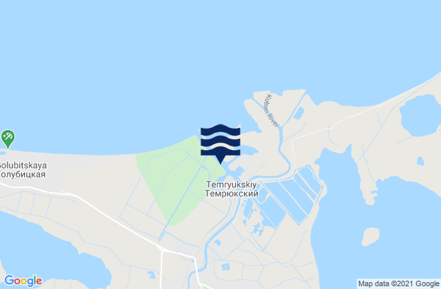 Temryuk, Russia tide times map