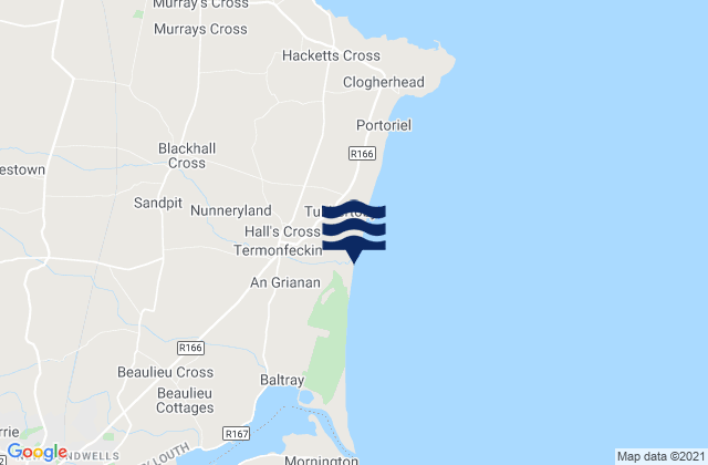 Termonfeckin, Ireland tide times map