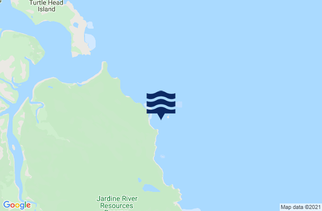Tern Island, Australia tide times map