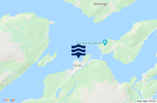 Terrak, Norway tide times map