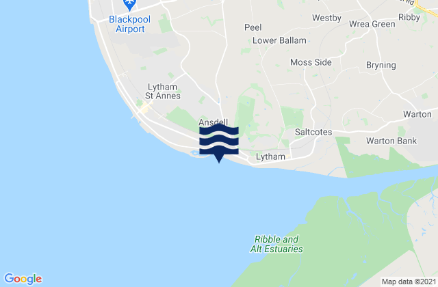 The Cove, United Kingdom tide times map