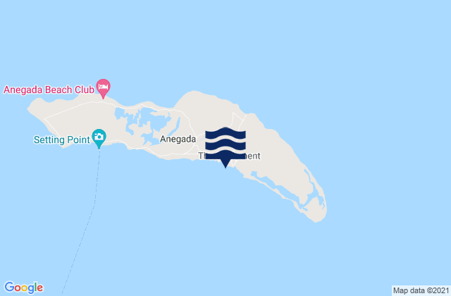 The Settlement, British Virgin Islands tide times map