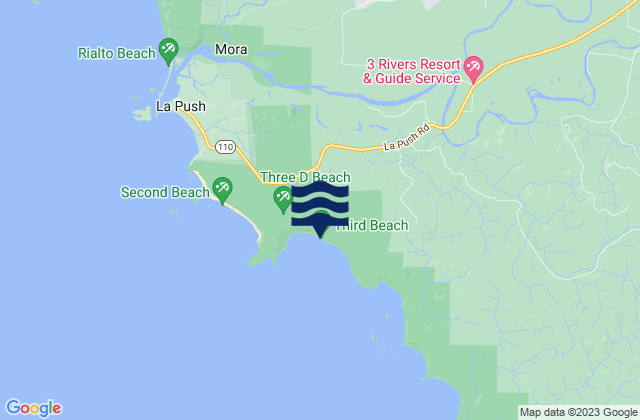 Third Beach, United States tide chart map