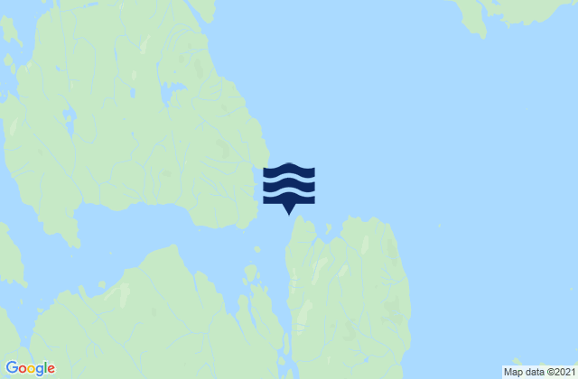 Thorne Island, United States tide chart map
