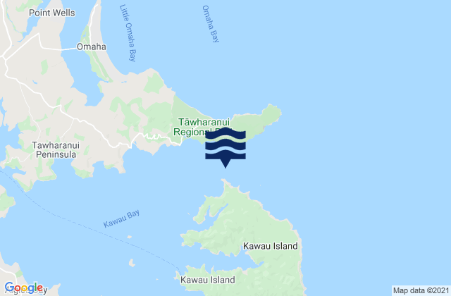 Thornton Light, New Zealand tide times map