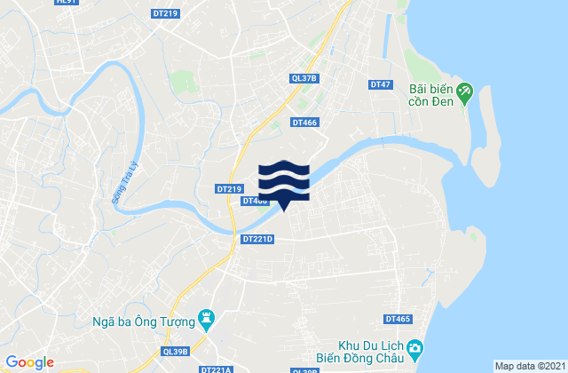 Tien Hai, Vietnam tide times map