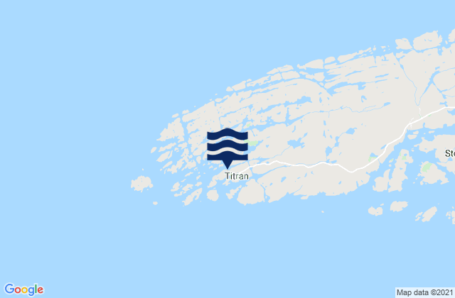 Titran, Norway tide times map