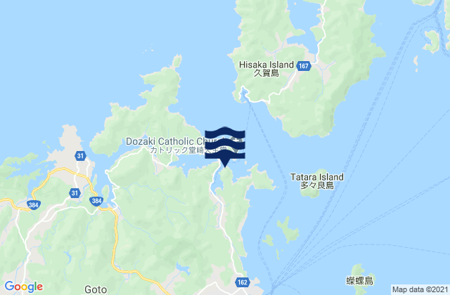 Togi Ura, Japan tide times map
