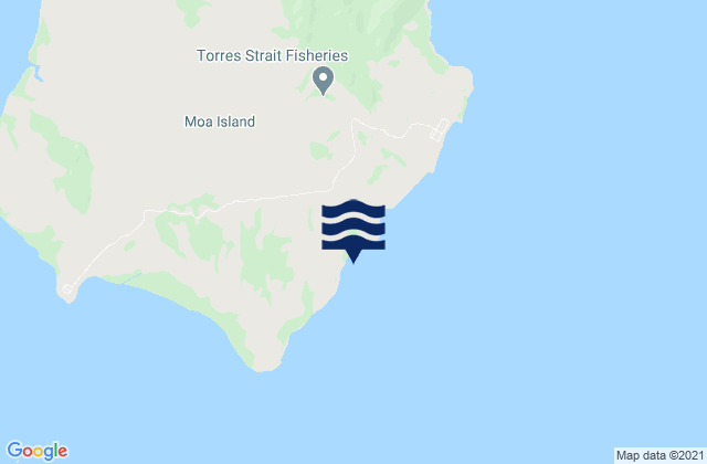 Torres Strait Island Region, Australia tide times map