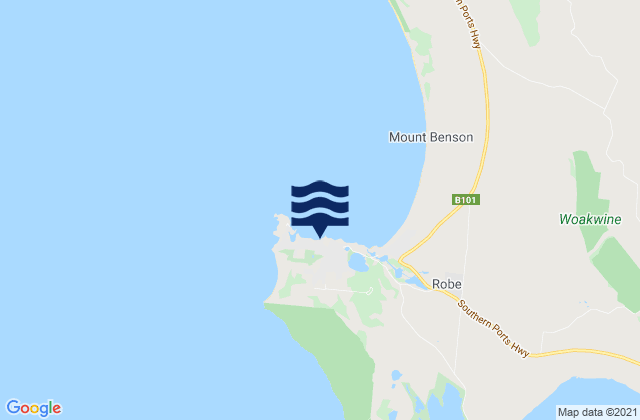Town Beach, Australia tide times map