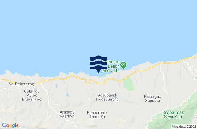 Trachoni, Cyprus tide times map