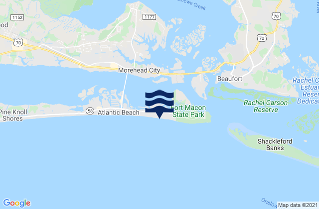 Triple S Marina Bogue Sd, United States tide chart map