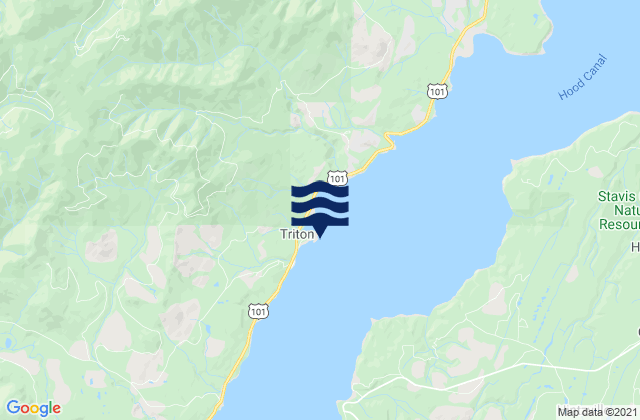 Triton Head, United States tide chart map