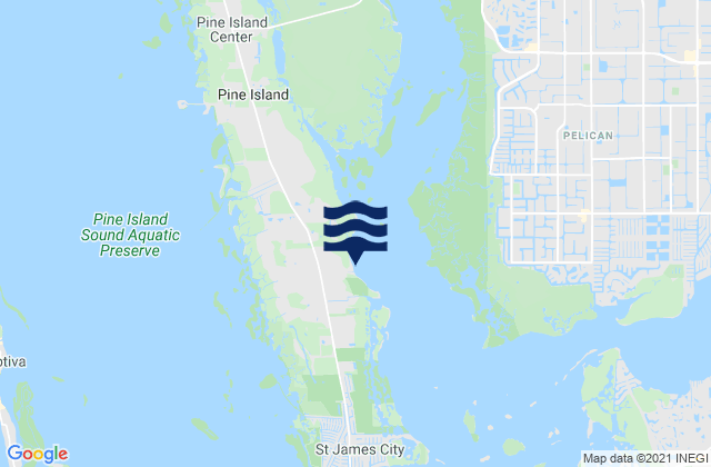 Tropical Homesites Landing (Pine Island), United States tide chart map