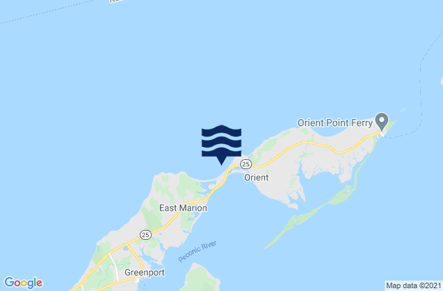 Truman Beach, Long Island Sound, United States tide chart map