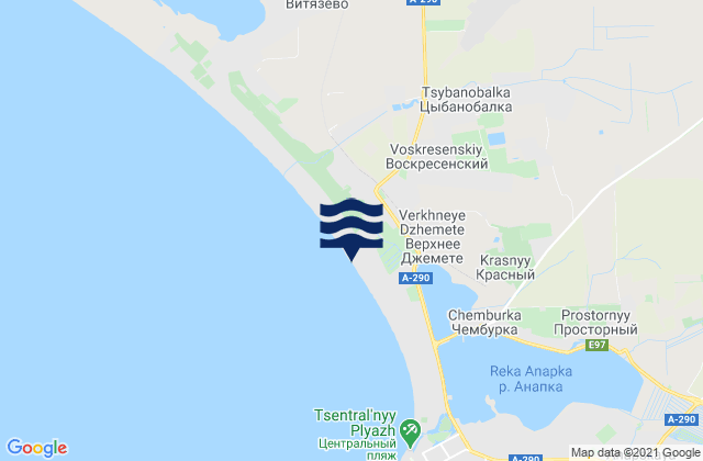 Tsibanobalka, Russia tide times map