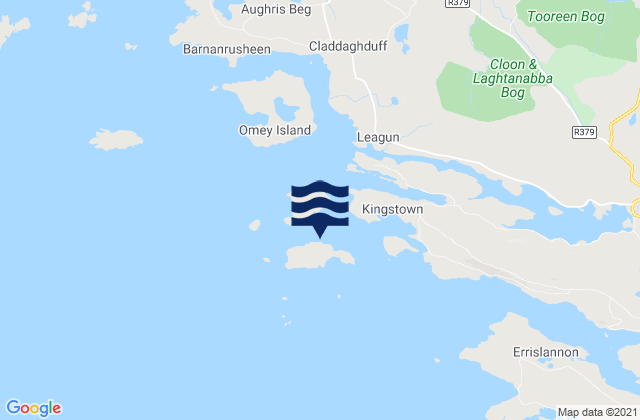 Turbot Island, Ireland tide times map