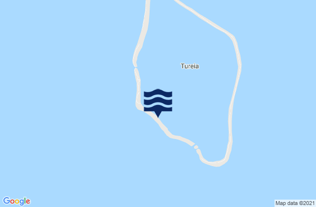 Tureia, French Polynesia tide times map