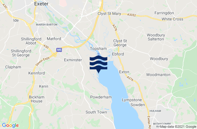 Turf Lock, United Kingdom tide times map