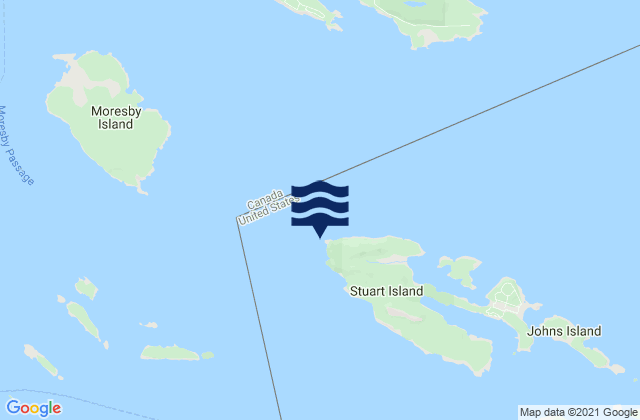 Turn Point (Stuart Island), United States tide chart map