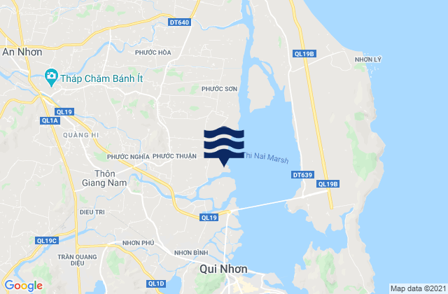 Tuy Phuoc, Vietnam tide times map