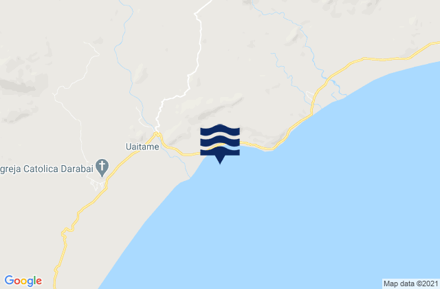 Uatolari, Timor Leste tide times map