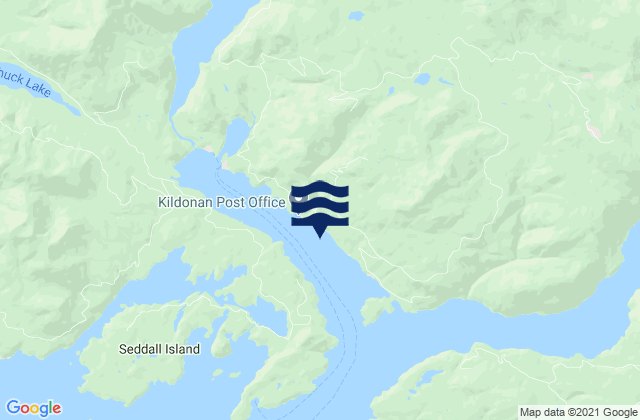 Uchucklesit Inlet, Canada tide times map