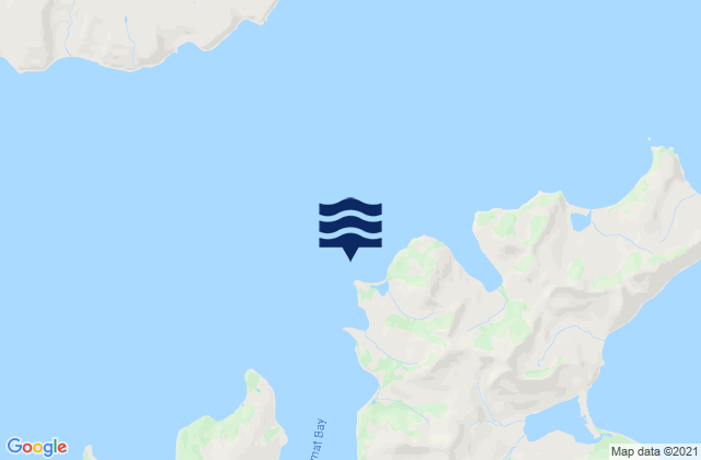 Udamat Bay Sedanka Island, United States tide chart map