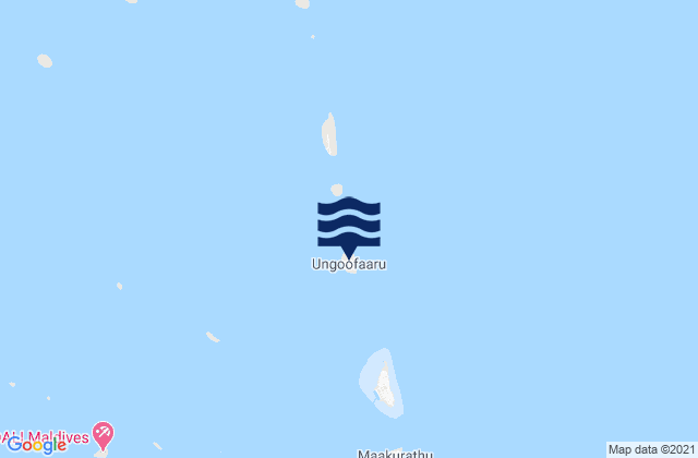 Ugoofaaru, Maldives tide times map