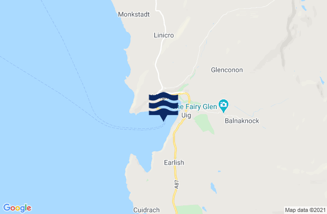 Uig Bay (Loch Snizort), United Kingdom tide times map