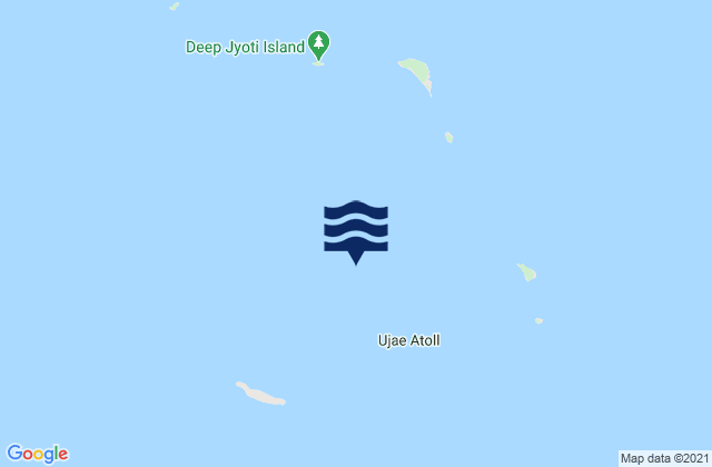 Ujae Atoll, Marshall Islands tide times map