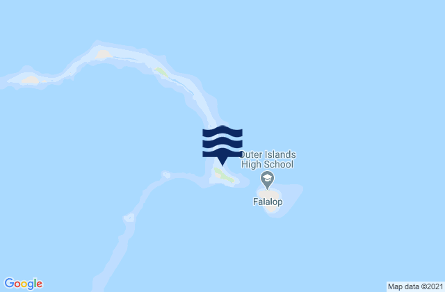 Ulithi Islands, Micronesia tide times map