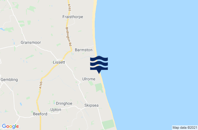 Ulrome, United Kingdom tide times map