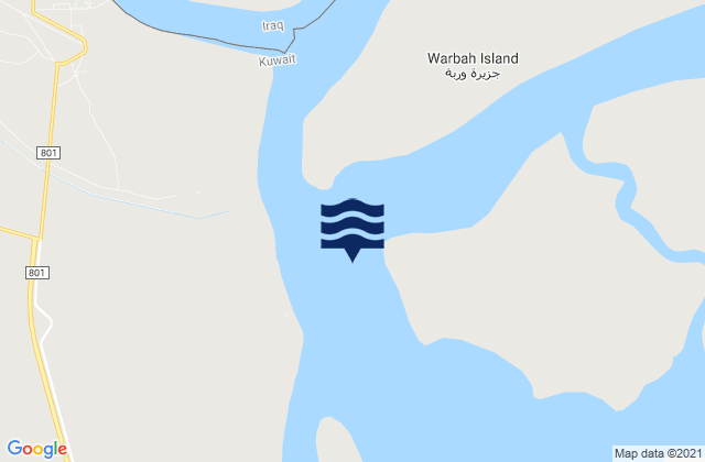 Um Al-Aseed (Beacon No 12), Iraq tide times map