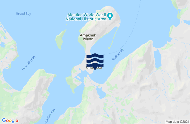 Unalaska (Dutch Harbor), United States tide chart map