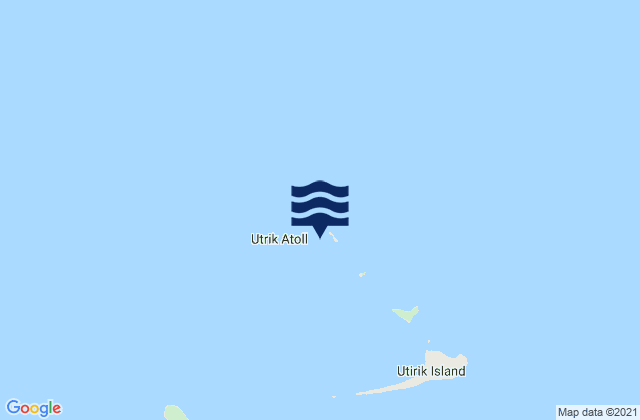 Utrik Atoll, Marshall Islands tide times map