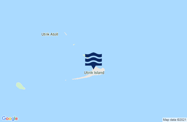 Utrik, Marshall Islands tide times map