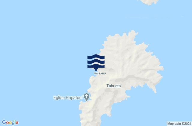 Vai Tahu, French Polynesia tide times map