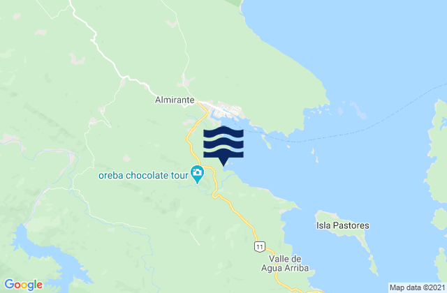 Valle del Risco, Panama tide times map